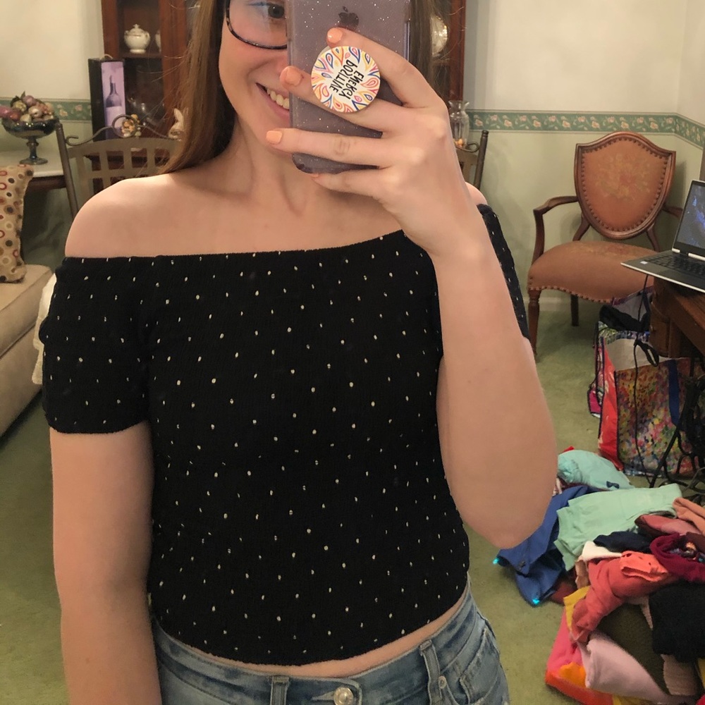 Off the shoulder top